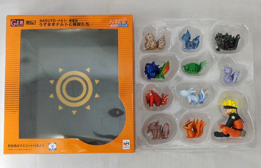 駿河屋 中古 G E M シリーズ 外伝 うずまきナルトと尾獣たち 11体セット Naruto ナルト 疾風伝 メガトレショップ オンラインショップ限定 フィギュア