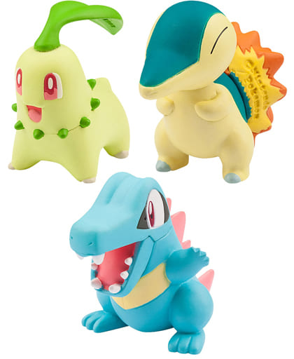 チコリータ&ヒノアラシ&ワニノコ 旅立ちの3匹Vol.2 ジョウト地方編 「ポケットモンスター」 モンスターコレクション EX チコリータ&ヒノアラシ&ワニノコ 旅立ちの3匹Vol.2 ジョウト地方編 「ポケットモンスター」 モンスターコレクション EX