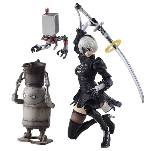 ニーアオートマタ ブリングアーツ 2B&機械生命体(2体セット)