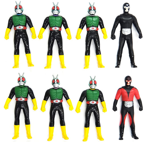 駿河屋 -<中古>悪魔の軍団ソフビセット(8体セット) 「仮面ライダー
