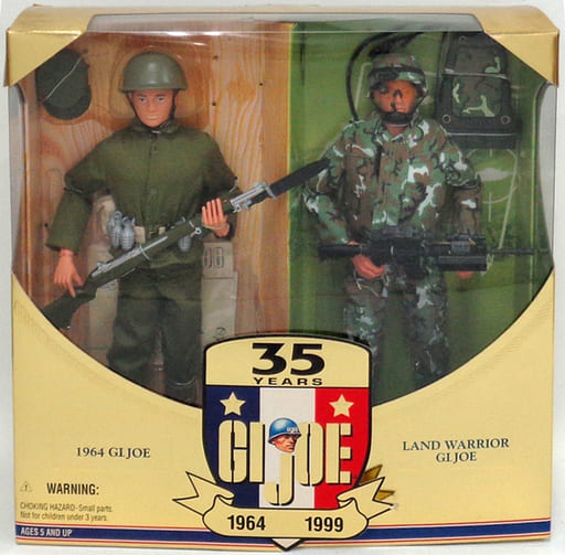 駿河屋 中古 ランクb 1964 G I ジョー ランド ウォーリアーg I ジョー 2体セット G I ジョー 35周年記念アクションフィギュア フィギュア