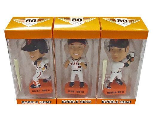 駿河屋 -<中古>坂本勇人&原辰徳監督&阿部慎之助(3体セット) 首降り