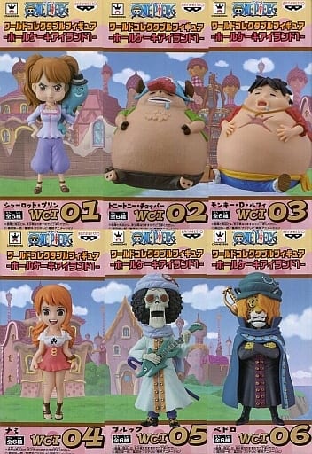 駿河屋 -<中古>全6種セット 「ワンピース」 ワールドコレクタブル