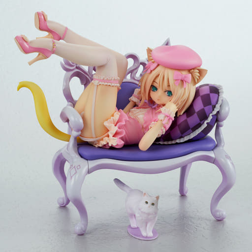 フィギュア　ふんわり猫と椅子 「猫の惑星」 1/8 PVC製塗装済み完成品