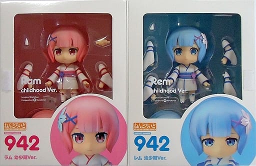 駿河屋 -<中古>ねんどろいど ラム&レム 幼少期Ver. 「Re:ゼロから
