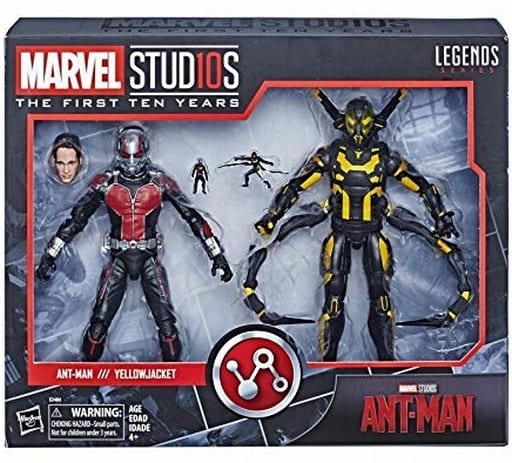 駿河屋 中古 08 アントマン イエロージャケット 2パック アントマン ハズブロアクションフィギュア 6インチ レジェンド マーベル スタジオ10周年シリーズ トイザらス限定 フィギュア