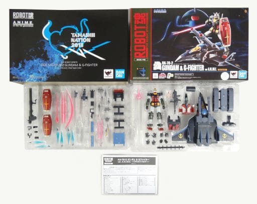 駿河屋 中古 Robot魂 Side Ms Rx 78 2 ガンダム Gファイター Ver A N I M E リアルタイプカラー 機動戦士ガンダム Tamashii Nation18会場限定 フィギュア