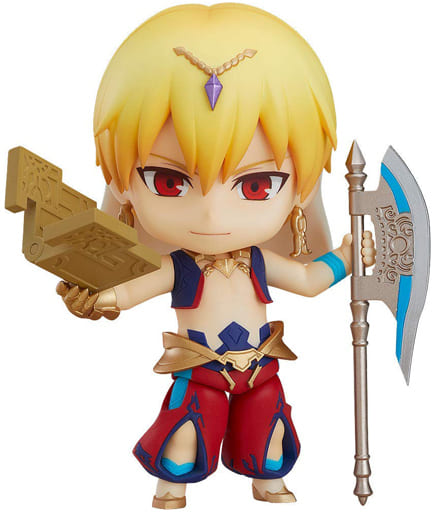 駿河屋 新品 中古 ねんどろいど キャスター ギルガメッシュ Fate Grand Order フィギュア