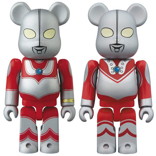 駿河屋 新品 中古 Be Rbrick ベアブリック ウルトラマンジャック ゾフィー 2pack 帰ってきたウルトラマン フィギュア