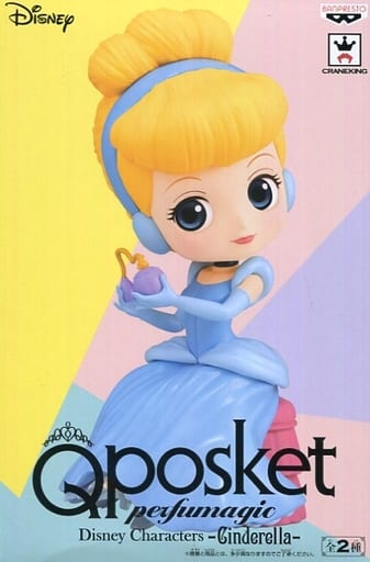駿河屋 中古 シンデレラ 通常バージョン シンデレラ Q Posket Perfumagic Disney Characters Cinderella フィギュア