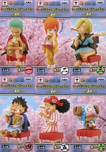 駿河屋 -<中古>全6種セット 「ワンピース」 ワールドコレクタブル