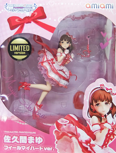 駿河屋 中古 佐久間まゆ フィールマイハートver パール塗装版 アイドルマスター シンデレラガールズ 1 8 Pvc製塗装済み完成品 ワンダーフェスティバル19夏 あみあみ限定 フィギュア