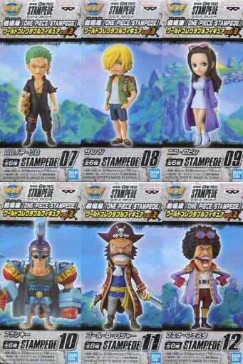 駿河屋 買取 全6種セット 劇場版 ワンピース Stampede ワールドコレクタブルフィギュアvol 2 フィギュア