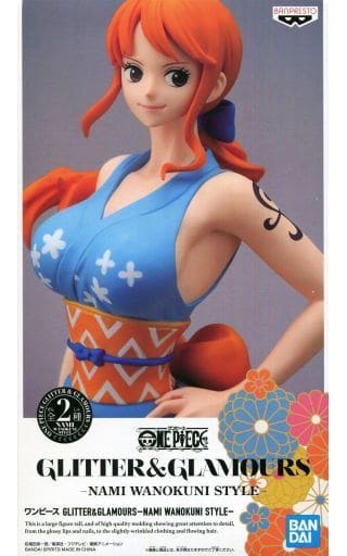 駿河屋 中古 ナミ スカイブルー ワンピース Glitter Glamours Nami Wanokuni Style フィギュア