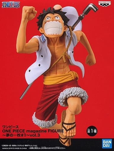 駿河屋 中古 モンキー D ルフィ ワンピース One Piece Magazine Figure 夢の一枚 1 Vol 3 フィギュア