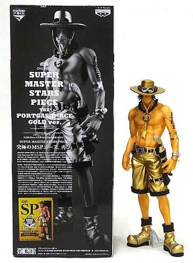 駿河屋 中古 ポートガス D エース Gold Ver アミューズメント一番くじ ワンピース Super Master Stars Piece The Portgas D Ace フィギュア Super Master Stars Piece お宝キャンペーン 当選品 フィギュア