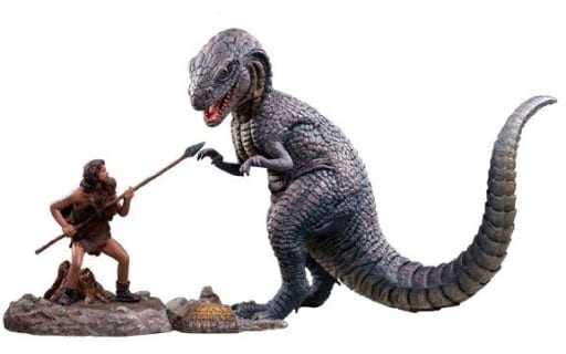 駿河屋 -<中古>アロサウルスvs.トゥマク 「恐竜100万年」 ソフビ