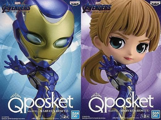 MARVEL アベンジャーズ Qposket フィギュア 開封済 セット