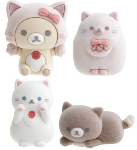 駿河屋 -<新品/中古>にゃんにゃんフィギュアセット 「リラックマ