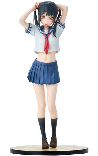 駿河屋 新品 中古 カントクイラスト セーラー服の女の子 セーラー服のまんなか Pvc Abs製塗装済み完成品 フィギュア