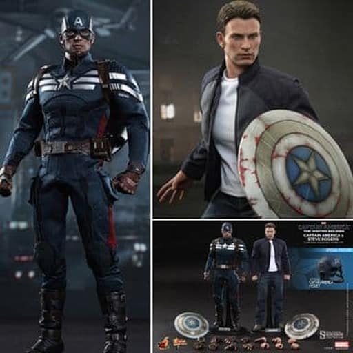 キャプテン・アメリカ(ステルス・スーツ版)&スティーブ・ロジャース(2
