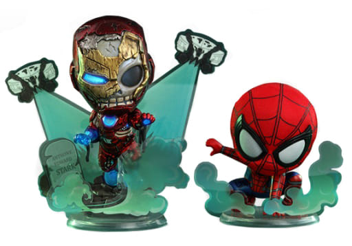 駿河屋 -<中古>アイアンマン(ゾンビ版)&スパイダーマン(決めポーズ版