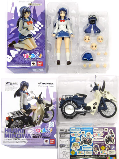 駿河屋 中古 破損品 S H Figuarts 三ノ輪聖 制服 スーパーカブ50 ばくおん Ver ばくおん 魂ウェブ商店限定 フィギュア