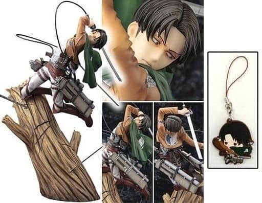 駿河屋 -<中古>[破損品/箱欠品/特典付き] ARTFX J リヴァイ 「進撃の