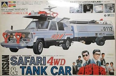 駿河屋 -<中古>1/24 特機車サファリ4WD&タンク車 「西部警察 駿河屋 -<中古>1/24 特機車サファリ4WD&タンク車 「西部警察