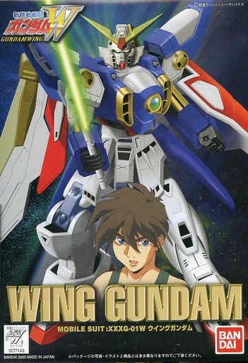 New Mobile Report Gundam Wing 1/144 Scale Model WF-01 XXXG-01W Gundam Wing + Figure(Heero Yuy)