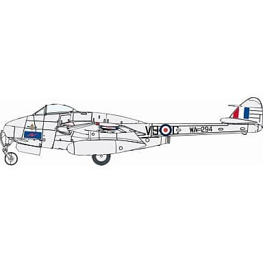 サイバーホビー 1/72 イギリス空軍 戦闘爆撃機 デ・ハビランド・バンパイア FB.5 プラモデル tf8su2k