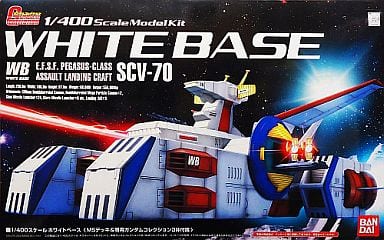 駿河屋 -<中古>1/400 SCV-70 ホワイトベース (MSデッキ＆専用ガンダム