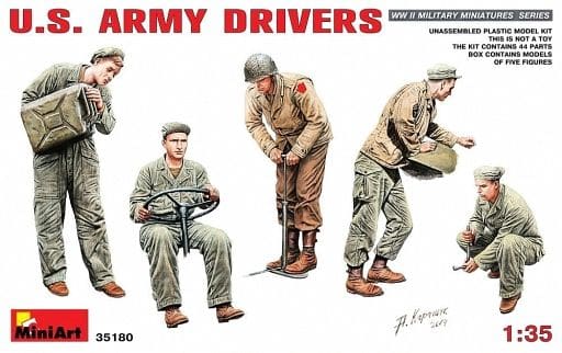駿河屋 - 【買取】1/35 アメリカ軍 ドライバー フィギュア5体入 