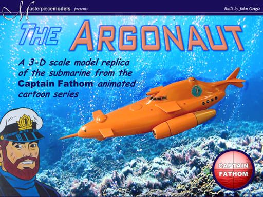 駿河屋 買取 キャプテンファゾムの潜水艦アルゴノート号 25 4cm Mspmscf プラモデル