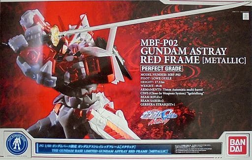 PG 1/60 MBF-P02 Gundam Astray Red Frame(Metallic)