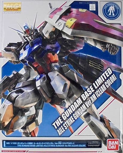 駿河屋 中古 1 100 Mg Gat X105 Aqm E X01 エールストライクガンダム Ver Rm クリアカラー 機動戦士ガンダムseed ガンダムベース限定 プラモデル