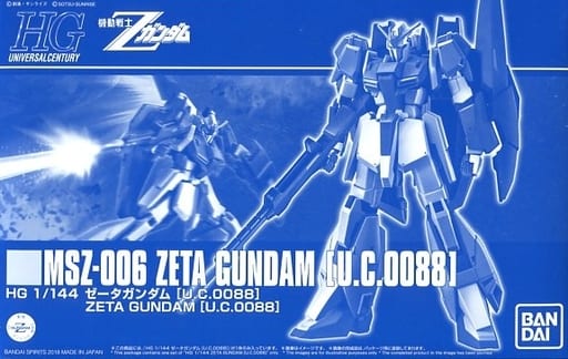 HGUC 1/144 MSZ-006 Zeta Gundam(U.C.0088)