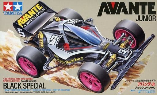 駿河屋 -<中古>1/32 アバンテJr. ブラックスペシャル 「レーサーミニ四