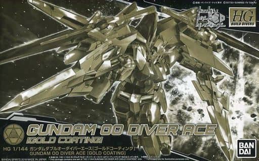 HGBD 1/144 GN-0000DVR/A 00 Gundam Diver Ace(Gold Coating)