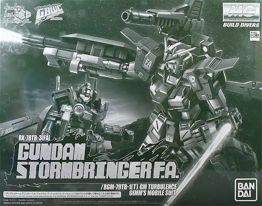 MG 1/100 RX-78TB-3[FA] Gundam Stormbringer Fatal Ash/RGM-79TB-1[T] Gundam type Mass-production model Turbulence