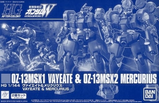 HGAC 1/144 OZ-13MSX1 Vayeate + OZ-13MSX2 Mercurius