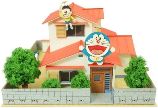 駿河屋 -<新品/中古>模型 1/150 ドラえもんとのび太の家 「みにちゅ