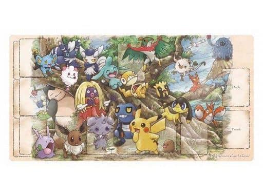 駿河屋 中古 ポケモンカードゲーム ラバープレイマット 森の誕生日ポケモンカードジム限定 サプライ