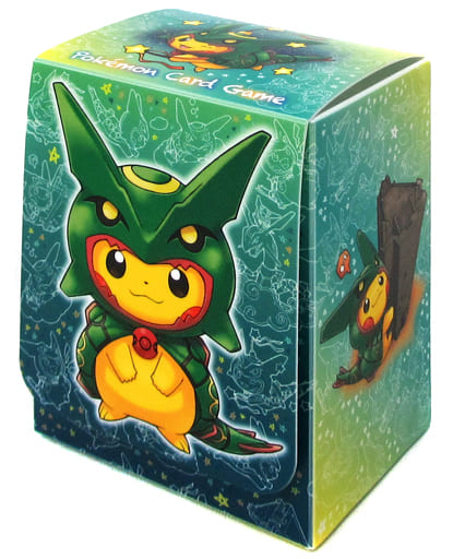 駿河屋 中古 単品 デッキケース ポケモンカードゲームxy Break スペシャルbox レックウザポンチョを着たピカチュウ ポケモンセンターオリジナル 同梱品 サプライ