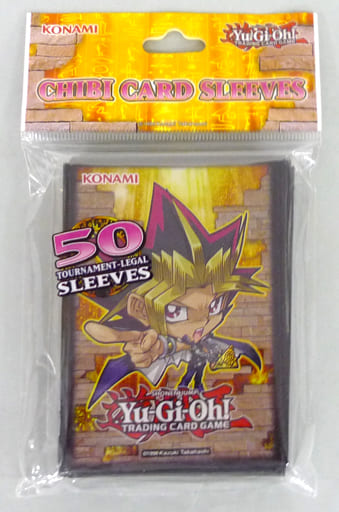 駿河屋 中古 遊戯王ocg デュエルモンスターズ 英語版 デュエリストカードプロテクター スリーブ ちびキャラクター 武藤遊戯 サプライ