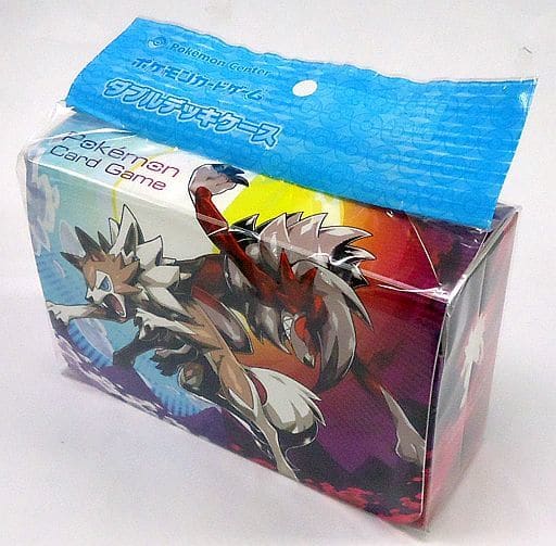 駿河屋 中古 ポケモンカードゲーム ダブルデッキケース ルガルガン ポケモンセンター限定 サプライ