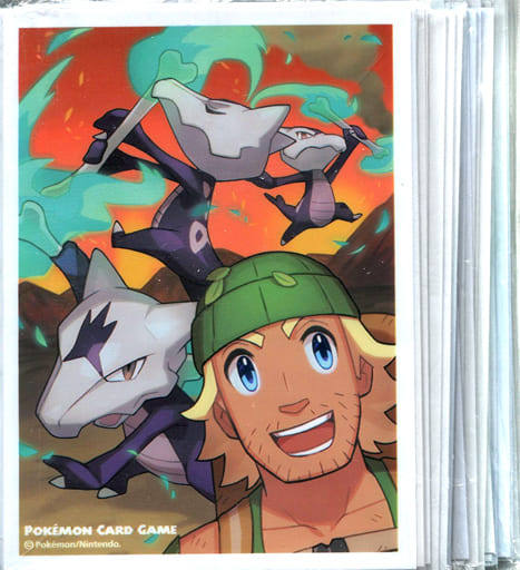駿河屋 中古 ポケモンカードゲーム デッキシールド スリーブ やまおとこ ジムバトル参加賞 サプライ