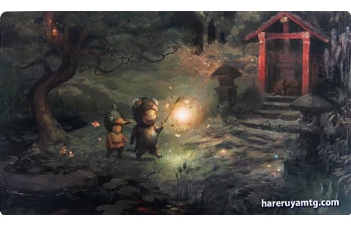 未使用ですMTG 蛍の森の神社 プレイマット - マジック:ザ・ギャザリング 未使用ですMTG 蛍の森の神社 プレイマット - マジック:ザ・ギャザリング