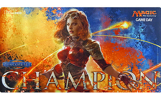MTG プレイマット チャンドラ/Chandra 基本セット2014 GAME DAY優勝者景品 MTG プレイマット チャンドラ/Chandra 基本セット2014 GAME DAY優勝者景品