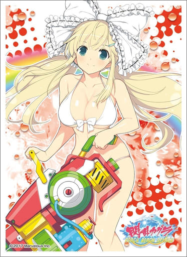 閃乱カグラ PEACH BEACH SPLASH 紫 エンスカイ スリーブ equaljustice